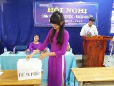 Hội nghị CBCNV chức năm học 2015 - 2016