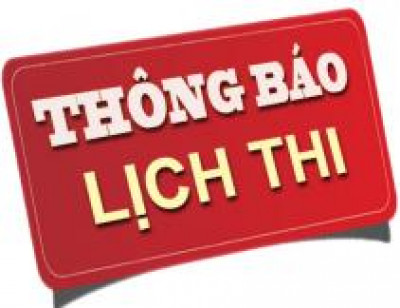 Thông Báo Lịch Thi HKI Năm Học 2015 - 2016